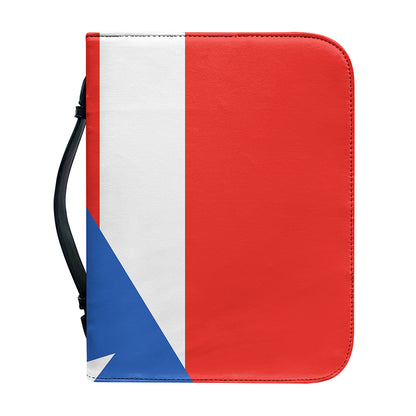 Puerto Rican Flag Print Leather Bible Cover