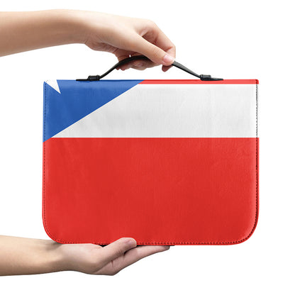 Puerto Rican Flag Print Leather Bible Cover