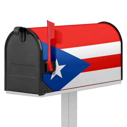 Puerto Rican Flag Print Mailbox Cover