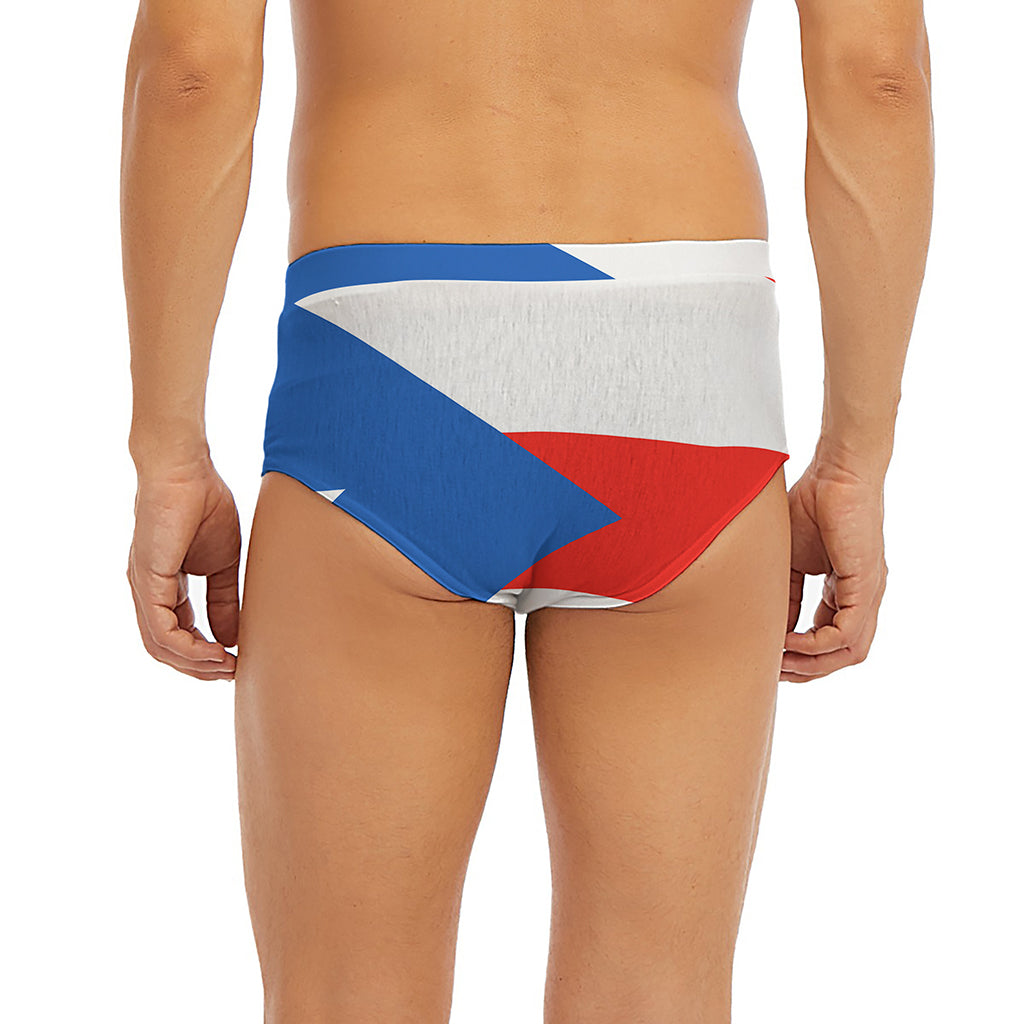 Puerto Rican Flag Print Men's Briefs