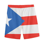 Puerto Rican Flag Print Men's Sports Shorts