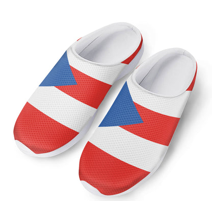 Puerto Rican Flag Print Mesh Casual Shoes