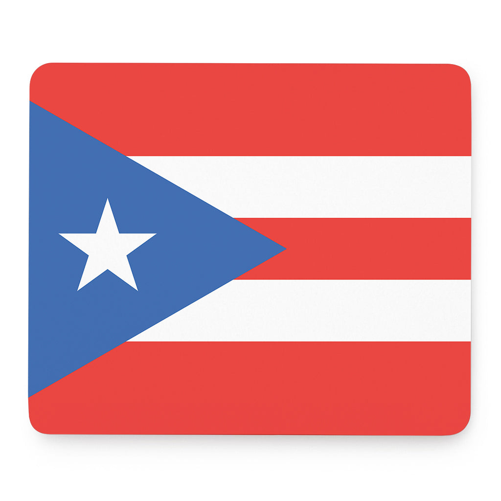 Puerto Rican Flag Print Mouse Pad