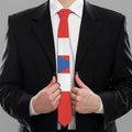 Puerto Rican Flag Print Necktie
