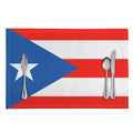 Puerto Rican Flag Print Placemat