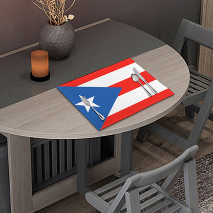 Puerto Rican Flag Print Placemat