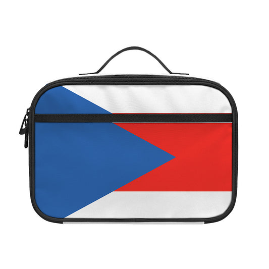 Puerto Rican Flag Print Portable Lunch Bag