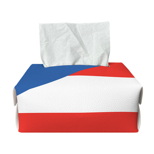 Puerto Rican Flag Print Rectangle Tissue Box Cover
