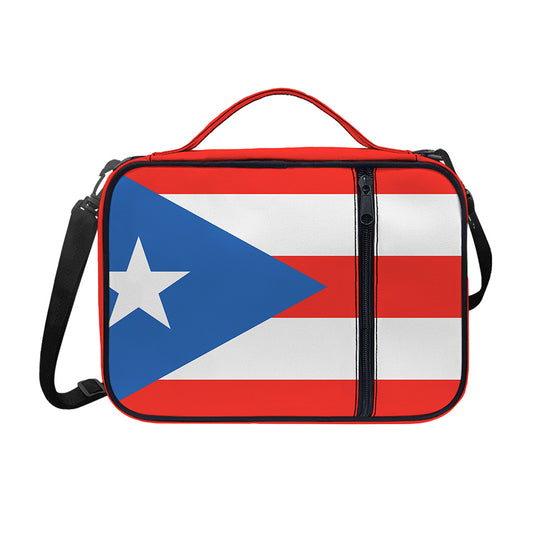 Puerto Rican Flag Print Shoulder Strap Bible Bag