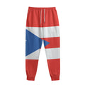 Puerto Rican Flag Print Sweatpants