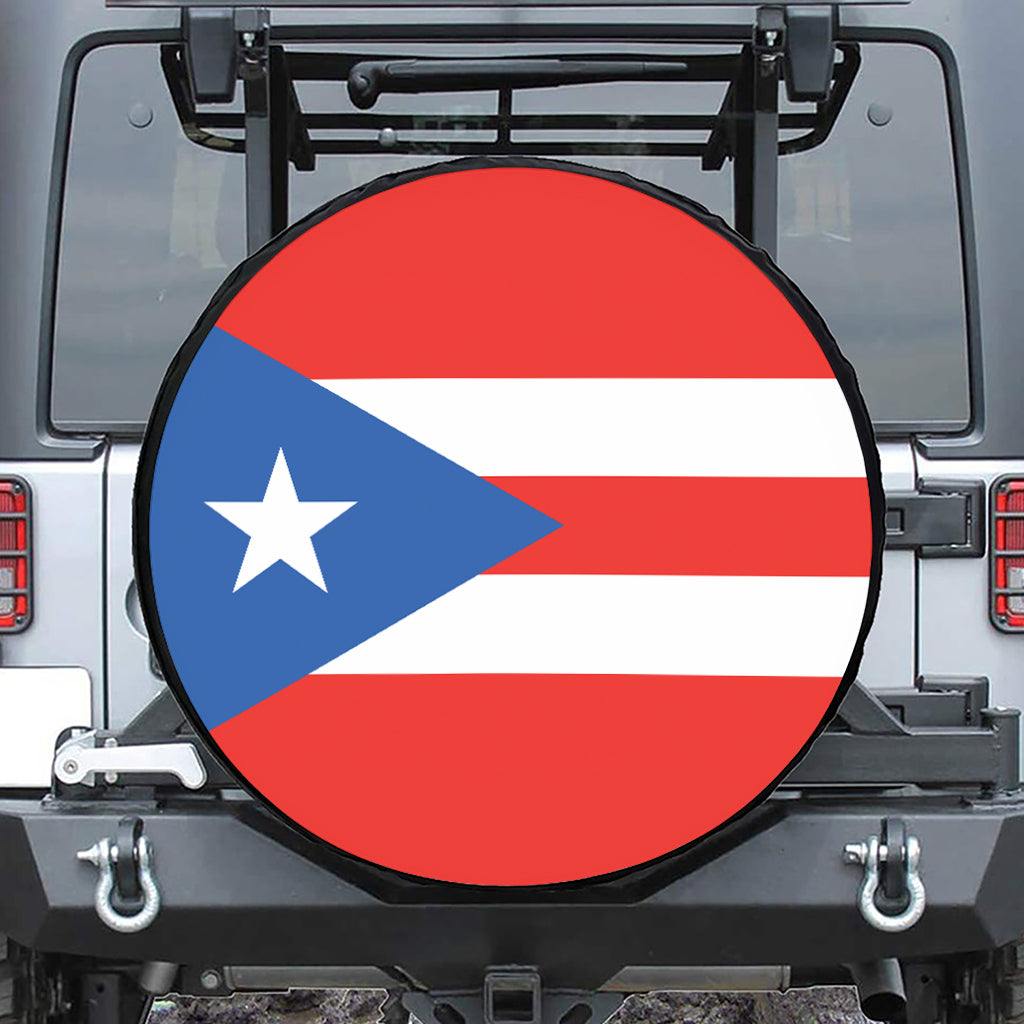 Puerto Rican Flag Print Tire Cover