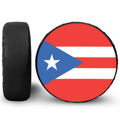 Puerto Rican Flag Print Tire Cover