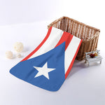 Puerto Rican Flag Print Towel