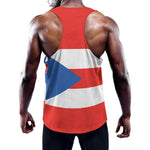 Puerto Rican Flag Print Training Tank Top