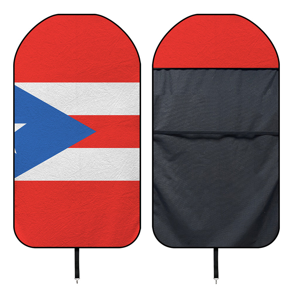 Puerto Rican Flag Print Waterproof Car Seat Cover