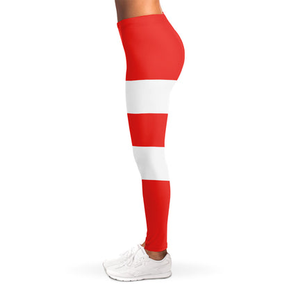 Puerto Rican Flag Print Women's Leggings