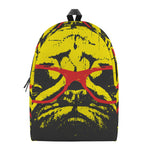 Pug With Glasses Portrait Print Backpack