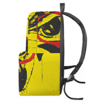 Pug With Glasses Portrait Print Backpack