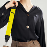 Pug With Glasses Portrait Print Bag Strap