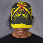 Pug With Glasses Portrait Print Baseball Cap