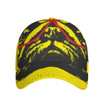 Pug With Glasses Portrait Print Baseball Cap