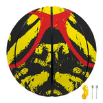 Pug With Glasses Portrait Print Basketball