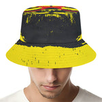 Pug With Glasses Portrait Print Bucket Hat