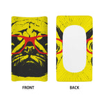 Pug With Glasses Portrait Print Changing Pad Cover