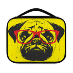 Pug With Glasses Portrait Print Classic Bible Case