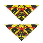 Pug With Glasses Portrait Print Dog Bandana