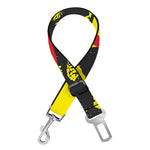 Pug With Glasses Portrait Print Dog Seat Belt