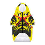 Pug With Glasses Portrait Print Dog Zip Up Hoodie