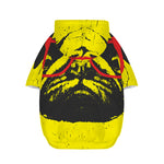 Pug With Glasses Portrait Print Dog Zip Up Hoodie