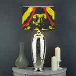 Pug With Glasses Portrait Print Drum Lamp Shade