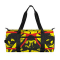 Pug With Glasses Portrait Print Gym Bag