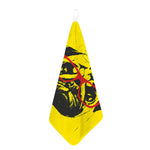 Pug With Glasses Portrait Print Hand Towel