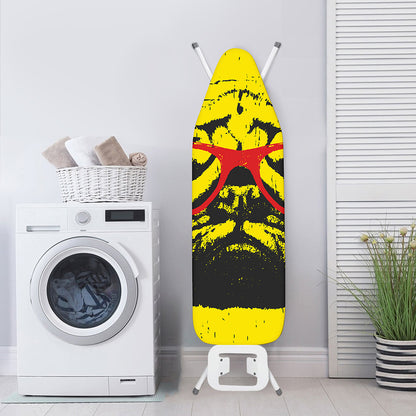 Pug With Glasses Portrait Print Ironing Board Cover