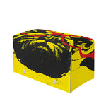 Pug With Glasses Portrait Print Leather Tissue Box Cover