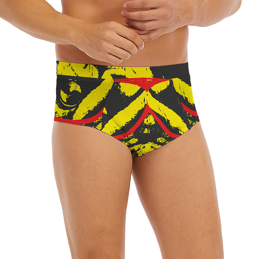 Pug With Glasses Portrait Print Men's Briefs