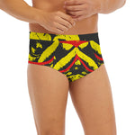 Pug With Glasses Portrait Print Men's Briefs