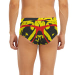 Pug With Glasses Portrait Print Men's Briefs