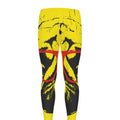 Pug With Glasses Portrait Print Men's Leggings