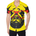 Pug With Glasses Portrait Print Men's Shirt
