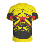 Pug With Glasses Portrait Print Men's Sports T-Shirt