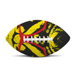 Pug With Glasses Portrait Print Rugby Ball