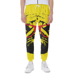 Pug With Glasses Portrait Print Scuba Joggers