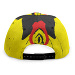 Pug With Glasses Portrait Print Snapback Cap