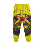 Pug With Glasses Portrait Print Sweatpants