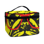 Pug With Glasses Portrait Print Travel Makeup Bag