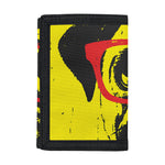 Pug With Glasses Portrait Print Trifold Wallet